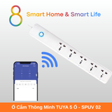  Ổ Cắm Thông Minh Wifi Tuya Smart Life 5 ổ 10A  - 8Matter - SmartHome 