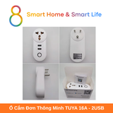  Ổ Cắm Đơn Thông Minh Tuya Smart Life 16A +2USB IN02- 8Matter - SmartHome 