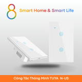  Công Tắc Thông Minh Wifi Tuya Smart Life - Nút Cảm Ứng - 8Matter - SmartHome 