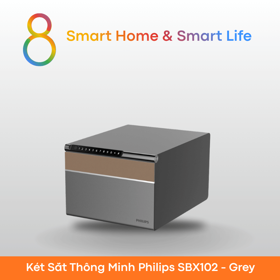  Két Sắt Thông Minh Philips SBX102-8Matter-SmartHome 