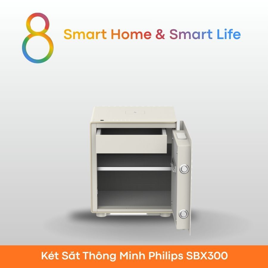  Két sắt thông minh Philips SBX300-8Matter-SmartHome 
