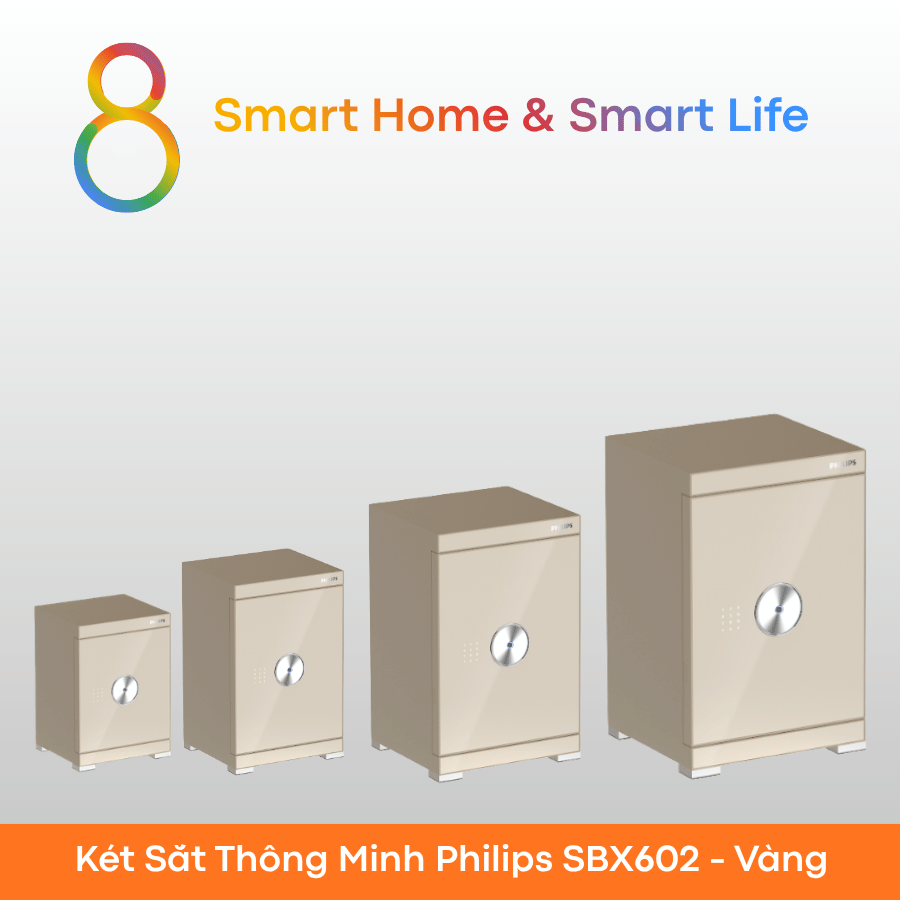  Két Sắt Thông Minh Philips SBX602 Gold-8Matter-SmartHome 