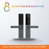  Khóa Cửa Thông Minh Philips DDL615-5HBS - 8Matter - SmartHome 