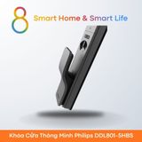  Khóa Cửa Thông Minh Phillips DDL801-5HBS-8Matter - SmartHome 