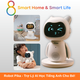  Robot Pika - Trợ Lý Ai Học Tiếng Anh Cho Bé - 8 Matter Smart Home 