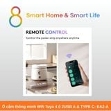  Ổ cắm thông minh Wifi Tuya 4 ổ 2USB A & TYPE C- EA2-A 