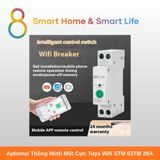  Aptomat Thông Minh một cực Tuya Wifi 20A  - 8Matter - SmartHome 