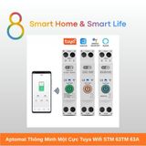  Aptomat Thông Minh một cực Tuya Wifi 63A  - 8Matter - SmartHome 