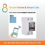  Cầu dao điện thông minh Wifi Tuya STY-63Y- 8Matter-Smarthome 