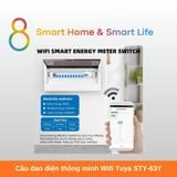  Cầu dao điện thông minh Wifi Tuya STY-63Y- 8Matter-Smarthome 