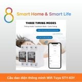  Cầu dao điện thông minh Wifi Tuya STY-63Y- 8Matter-Smarthome 