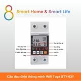  Cầu dao điện thông minh Wifi Tuya STY-63Y- 8Matter-Smarthome 