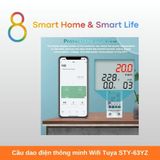  Cầu dao điện thông minh Wifi Tuya STY-63YZ-8Matter-Smarthome 