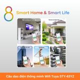  Cầu dao điện thông minh Wifi Tuya STY-63YZ-8Matter-Smarthome 