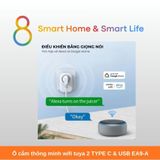  Ổ cắm thông minh wifi tuya 2 TYPE C & USB EA9-A 