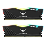  Ram PC DDR4 TEAMGROUP T-FORCE DELTA RGB 16GB/3200 (Đen) 