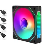  Quạt tản nhiệt Led RGB M2 Black (4 Pro) 