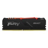  Ram PC DDR4 Kingston Fury Beast RGB 8GB/3200 