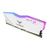  Ram PC DDR4 TEAMGROUP T-Force DELTA RGB 16GB/3200 (Trắng) 