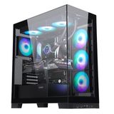  Vỏ Case SAMA 4503 Black (ATX/Mid Tower/Màu Đen) (Tặng kèm 4 Fan ARGB) 