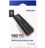  SSD Samsung 980 Pro Heatsink 1TB PCIe NVMe Gen4 (7000MB/s – 5000MB/s) 