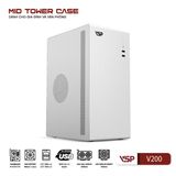  Vỏ Case Máy Tính VSP V200 - Đen/Trắng 