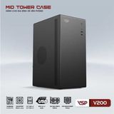  Vỏ Case Máy Tính VSP V200 - Đen/Trắng 
