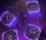  Quạt tản nhiệt Led ARGB 7RS White (gió xuôi+gió ngược, viền sáng) 