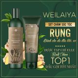 Bộ dầu gội xả hà thủ ô Weilaiya Hair Strength Shampoo & Conditioner 400ml + 250ml