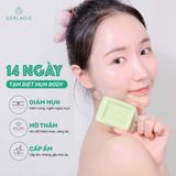 Xà phòng hỗ trợ giảm mụn cơ thể Derladie Cleansing Bar For Blemish Skin 50g
