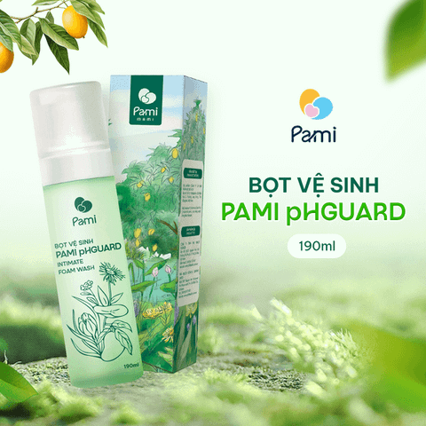 Dung dịch vệ sinh phụ nữ dạng bọt siêu mịn Pami pHGuard Intimate Foam Wash