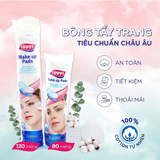 Bông tẩy trang Hà Lan Tippys Classic Make Up Pads