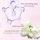 Tẩy tế bào chết cánh hoa Kustie Cherry Blossom 100g