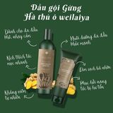 Bộ dầu gội xả hà thủ ô Weilaiya Hair Strength Shampoo & Conditioner 400ml + 250ml