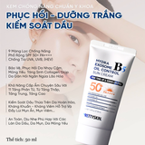 Kem chống nắng Pretty Skin Hydra B5 Exosome 50ml
