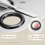 Bộ dụng cụ khay thìa trộn 2in1 dành cho makeup artist JARY 2in1 Mixing Tray Set