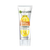 Sữa rửa mặt sáng da GARNIER Bright Complete Serum Cleanser Vitamin C 50ml