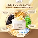 Kem dưỡng nhân sâm & trứng cá tầm LAMIC Ginseng & Caviar Whitening Facial Cream