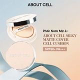Phấn nước đa năng 3in1 ABOUT CELL Silky Matte Cover Cell Cushion SPF50+ PA+++ 13g
