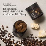 Tẩy Da Chết Body Làm Đều Màu Da Và Dưỡng Mịn Da Chiết Xuất Cà Phê Dak Lak The Cocoon Dak Lak Coffee Body Polish