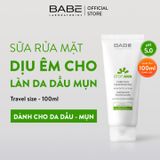 Sữa Rửa Mặt Làm Sạch Dịu Nhẹ Cho Da Dầu Mụn BABE Stop AKN Purifying Cleansing Gel