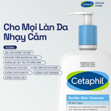 Sữa rửa mặt cho da thường và da nhạy cảm Cetaphil Gentle Skin Cleanser