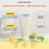 Sữa rửa mặt sạch sâu dạng bọt Nature Republic Vitapair C Big Cleansing Foam 300ml
