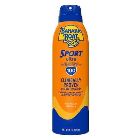 Xịt chống nắng cơ thể Banana Boat Sport Ultra Spray - SPF100/170g