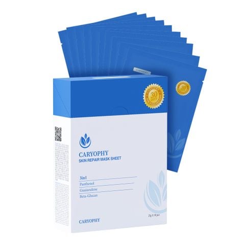 Mặt nạ phục hồi đa năng Caryophy Skin Repair Mask Sheet 25ml - hộp 10 miếng