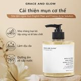 Sữa tắm trắng da dưỡng ẩm tẩy da chết GRACE AND GLOW Body Wash 400ml