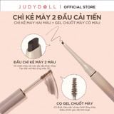 Chì kẻ mày kết hợp mascara lông mày Judydoll Duo Eyebrow Pencil 2in1