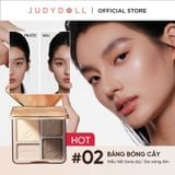 Bảng phấn bắt sáng tạo khối 4 ô Judydoll Highlight & Contour 9g