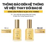 Tinh chất dưỡng sáng da d'Alba Vita Toning Capsule Serum 50ml