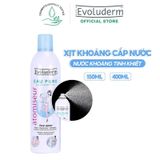 Xịt khoáng cấp nước Evoluderm Atomiseur Eau Pure